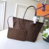 Louis Vuitton Damier Checkered Shopping Tote – 51 Brown Grid Large Capacity Luxury Designer Bag