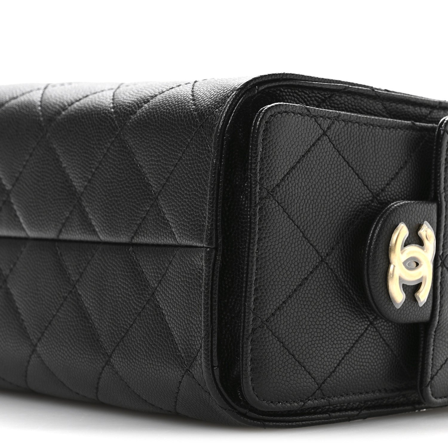 Caviar Quilted Mini Chanel 25 Handbag Black - Image 10