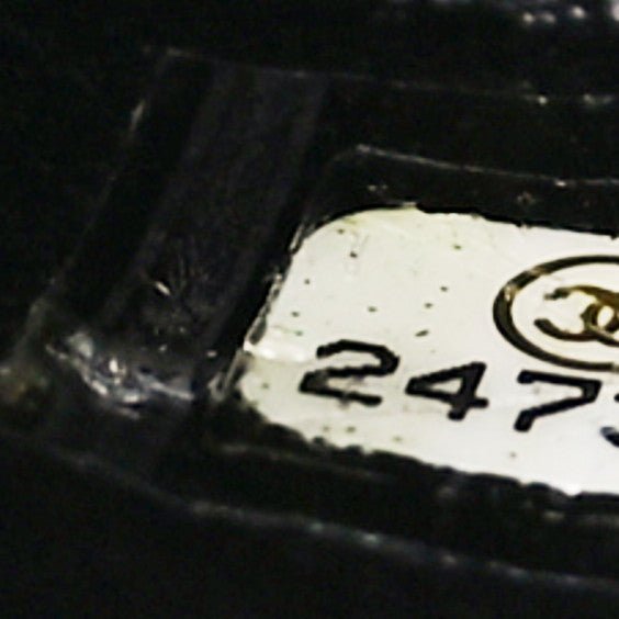 Caviar Quilted Small CC Filigree Flap Navy Black - Image 7