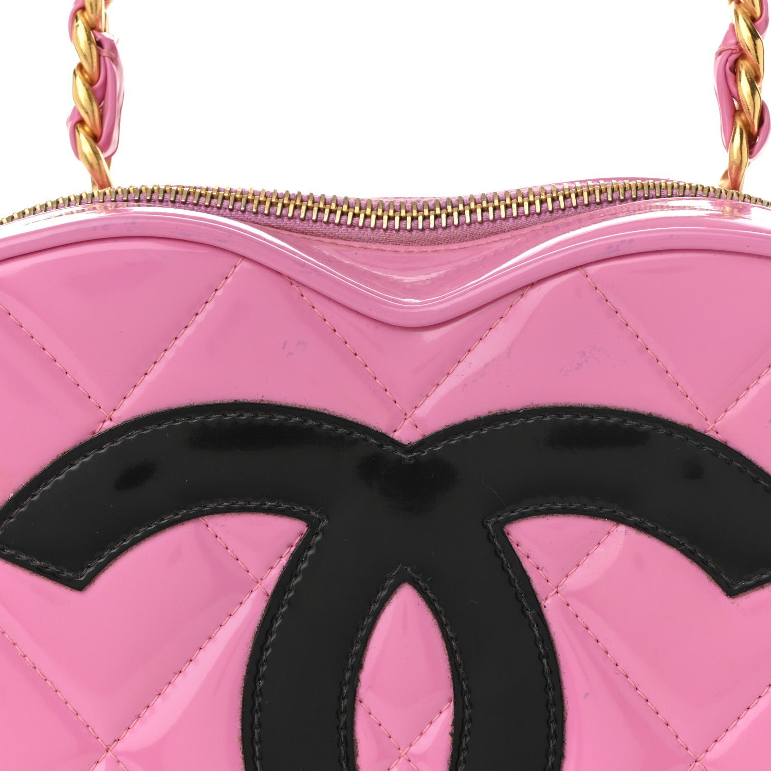 Patent CC Heart Vanity Case Pink - Image 9