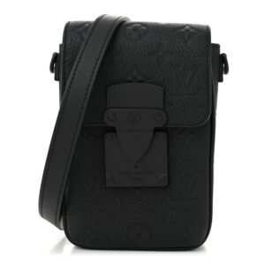 Taurillon Monogram S Lock Wearable Wallet Black