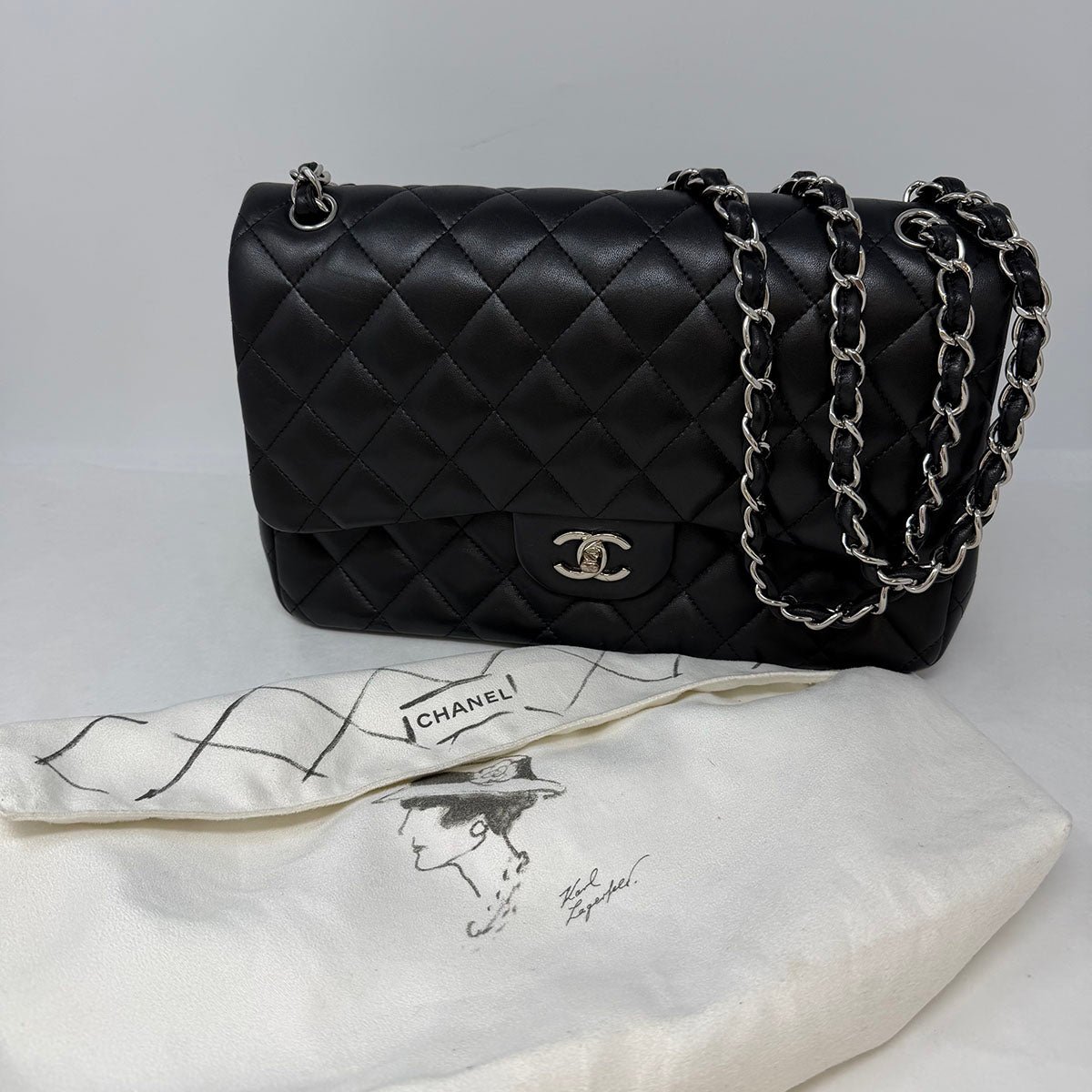 Chanel 2012 Double Flap Jumbo Bag - Image 11
