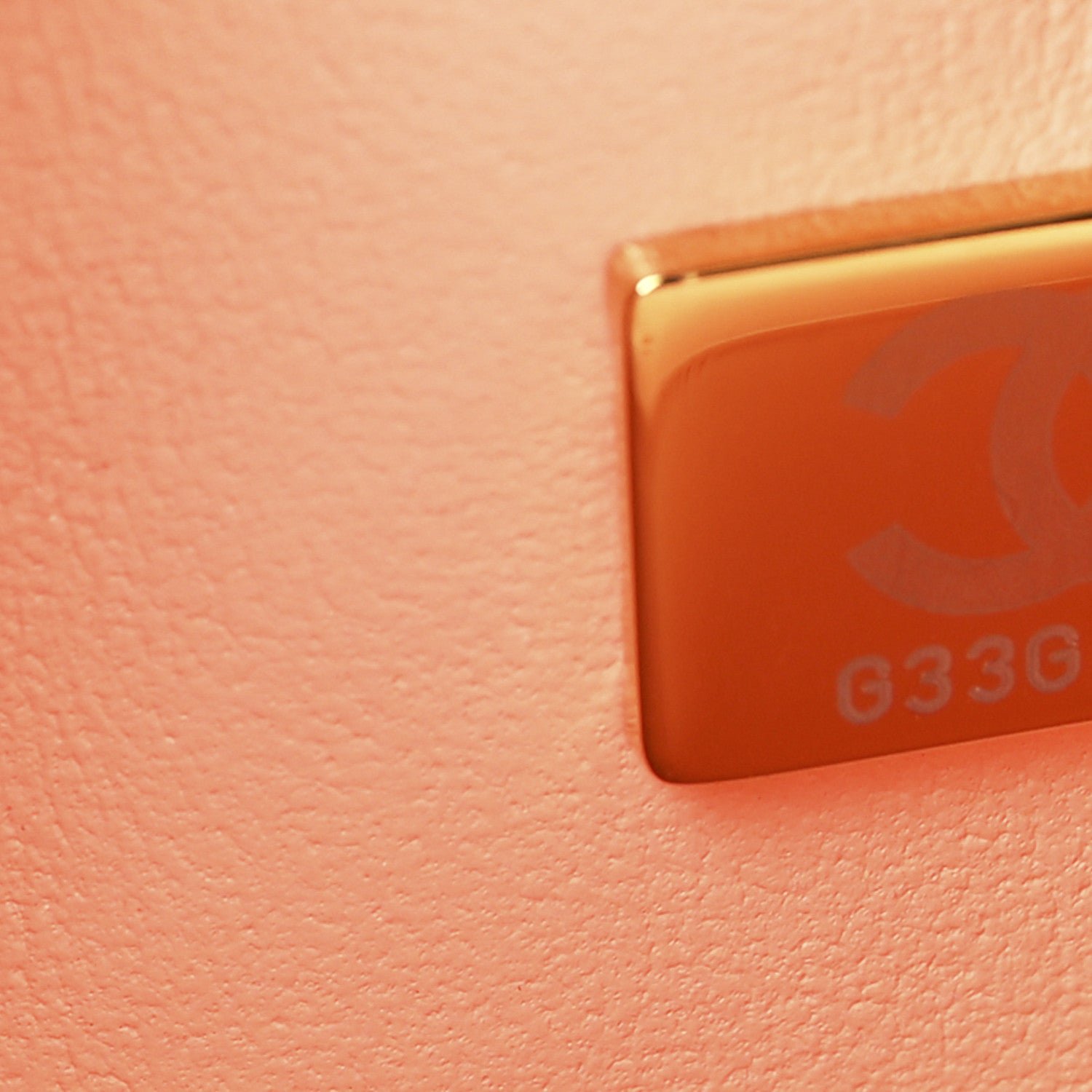 Lambskin Quilted Small Double Flap Light Orange - Image 7