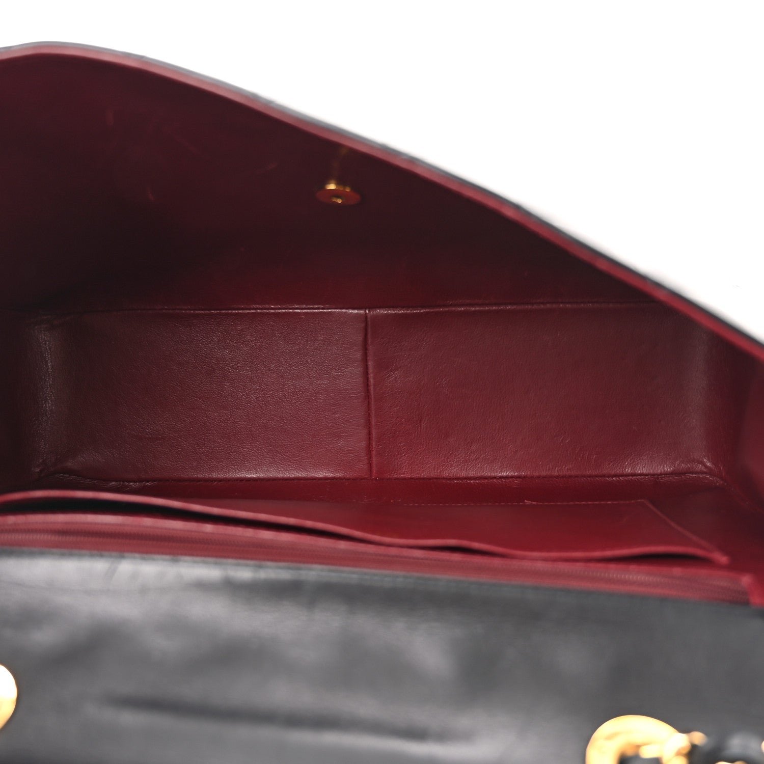 Lambskin Quilted XL Jumbo Single Flap Black - Image 5