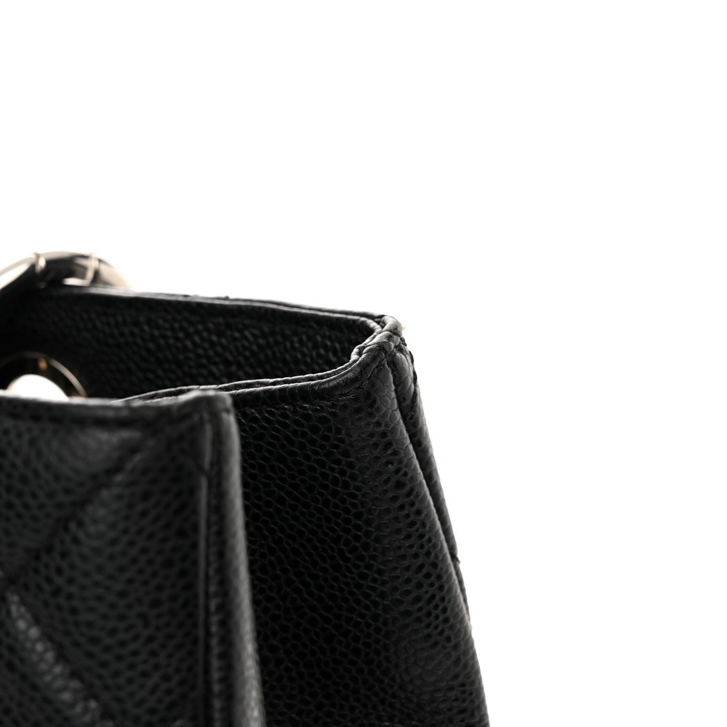 Caviar Quilted Grand Shopping Tote GST Black - Image 11