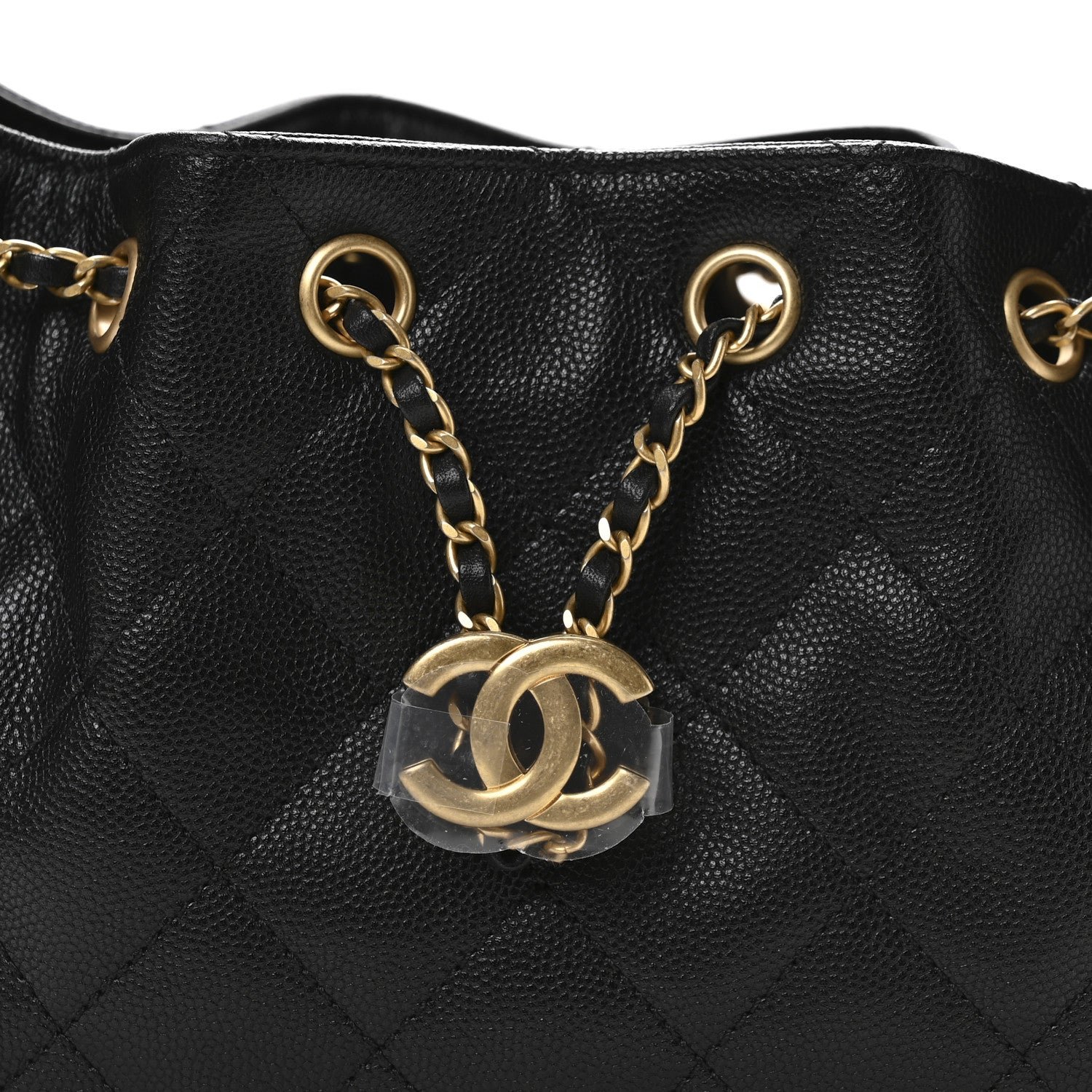 Caviar Quilted Mini Chanel 25 Handbag Black - Image 8