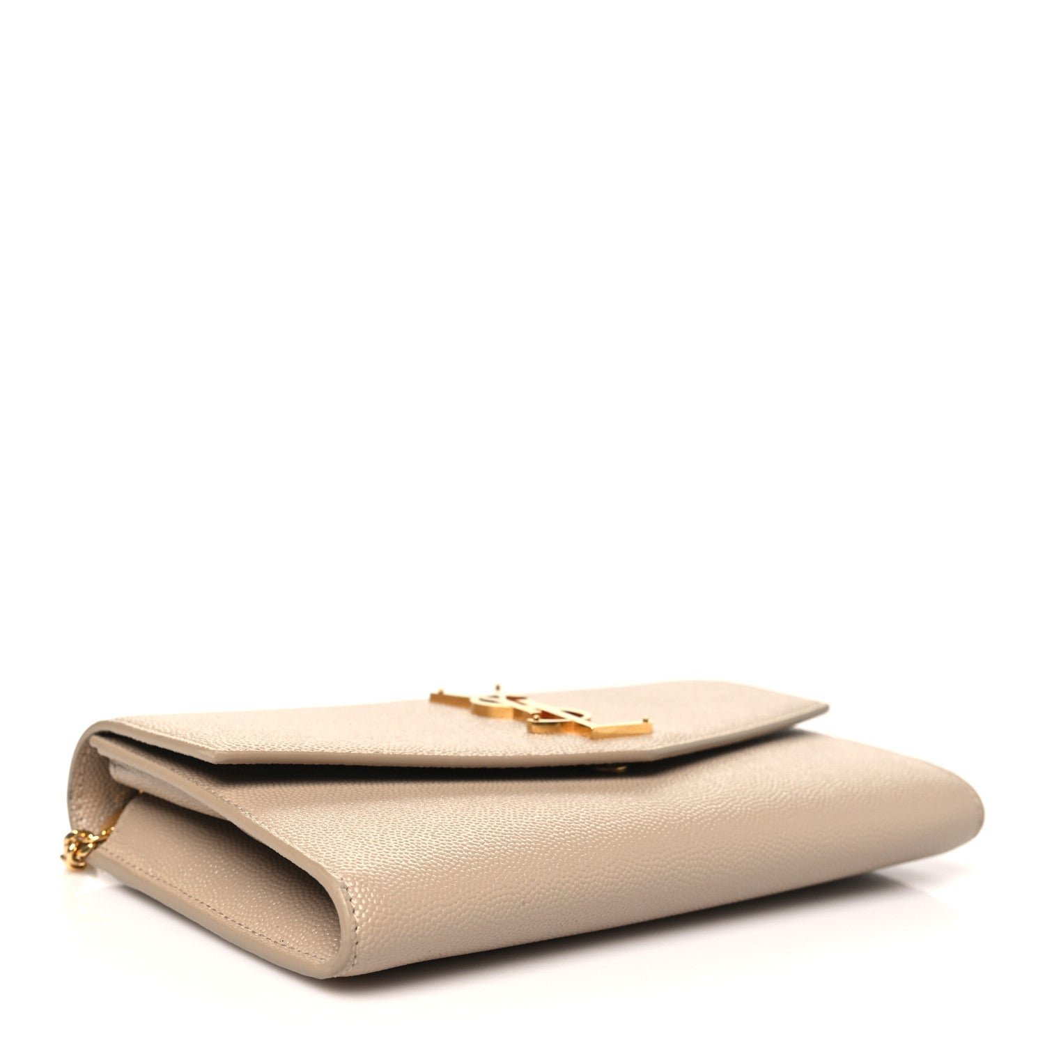 Grain De Poudre Monogram Uptown Chain Wallet Dark Beige - Image 5