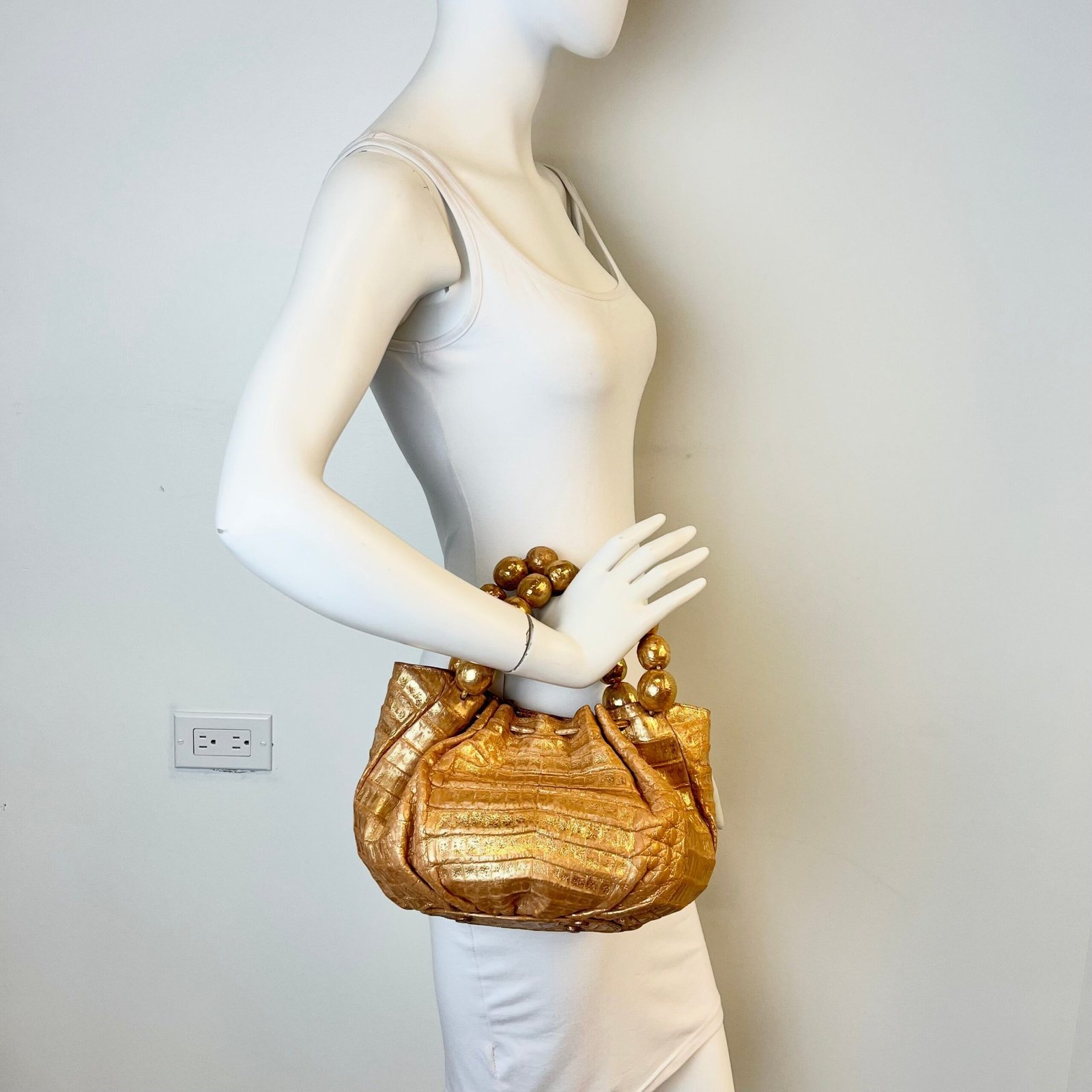 Nancy Gonzalez Handle Bag - Image 2