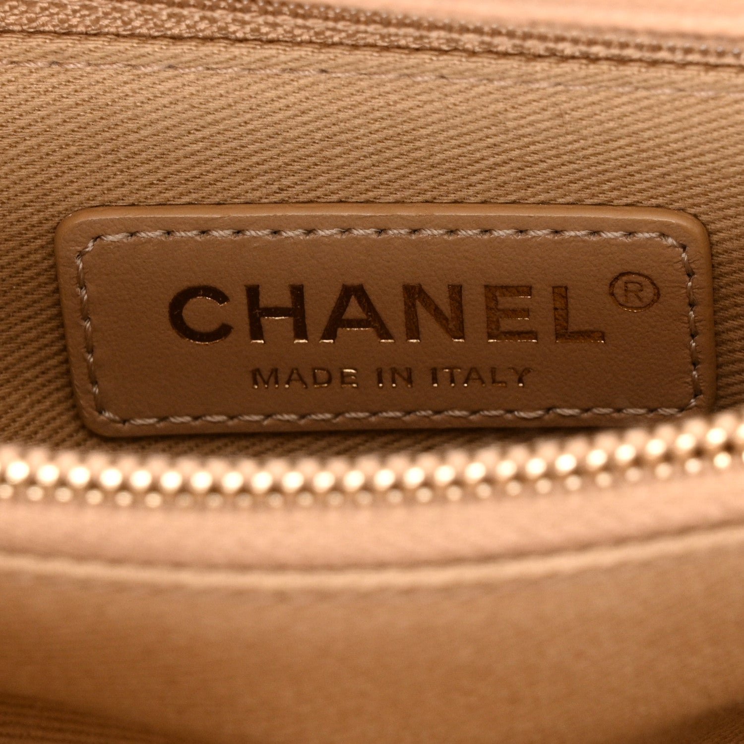 Caviar Lizard Embossed Quilted Small Coco Handle Flap Beige - Image 6